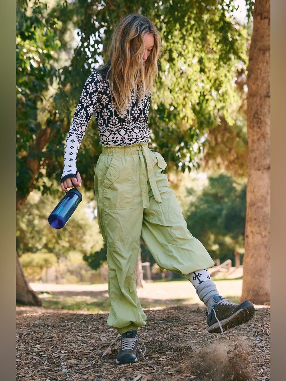 NWOT Free People Movement Insect Repellent Woods Hiking Joggers Pants Size Small